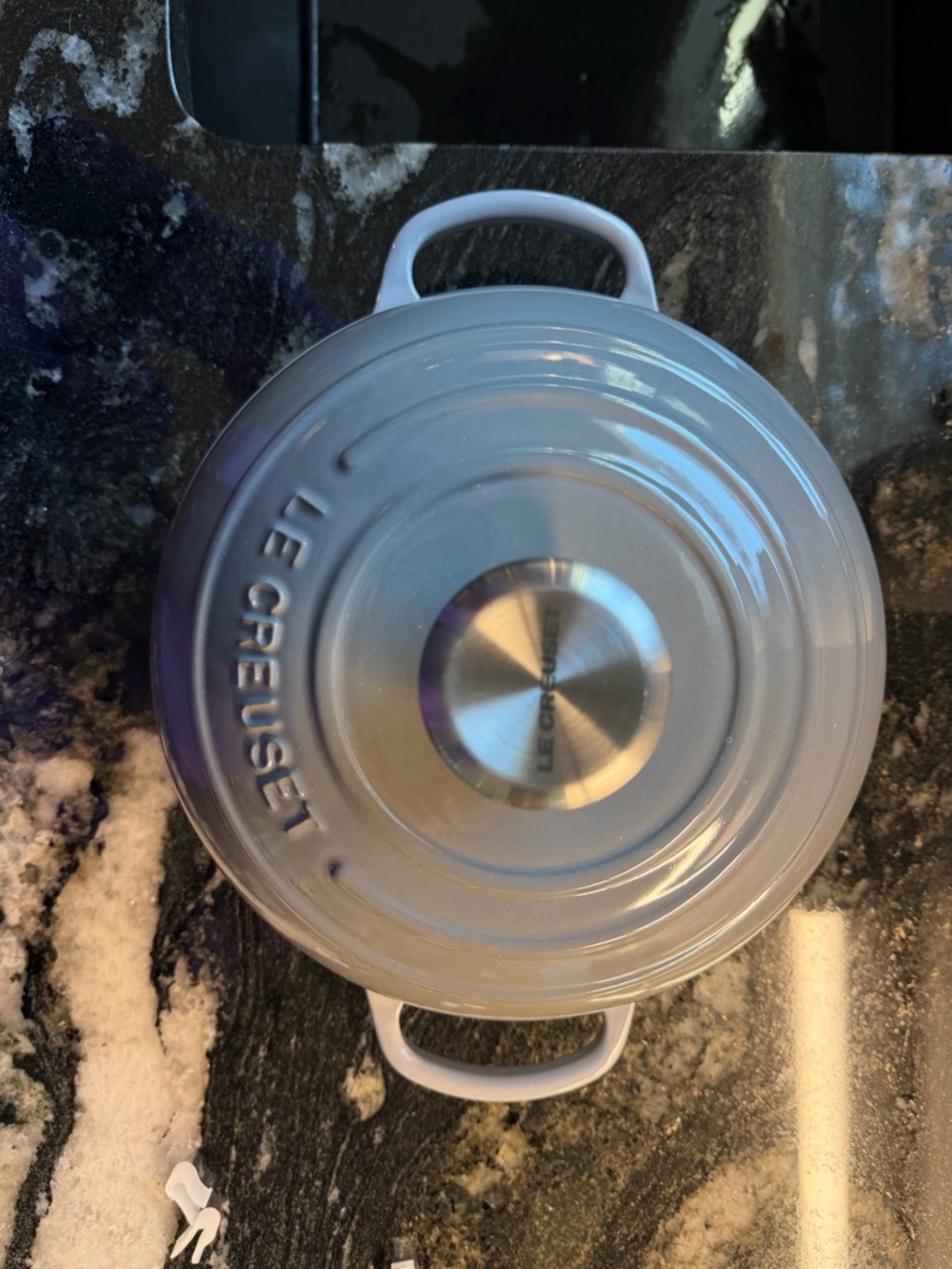 Le Creuset Round Bread Oven in French Grey Mist Gray